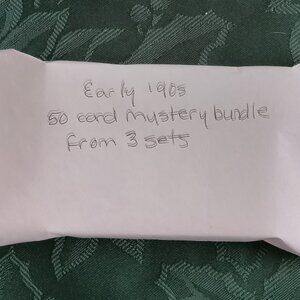 Bundled set of 50 mystery baseball cards from 3 different sets in good condition